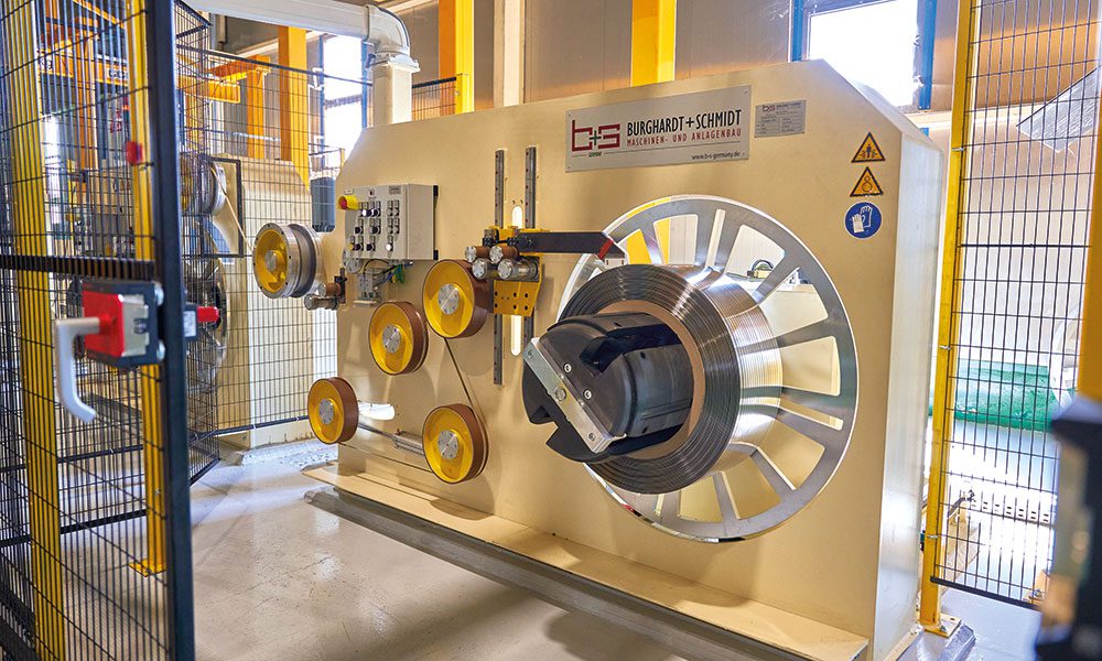 Burghardt+Schmidt GmbH – Anlagen und Maschinenbau – Verlegespulanlage Burghardt+Schmidt GmbH - Anlagen und Maschinenbau - Verlegespulanlage